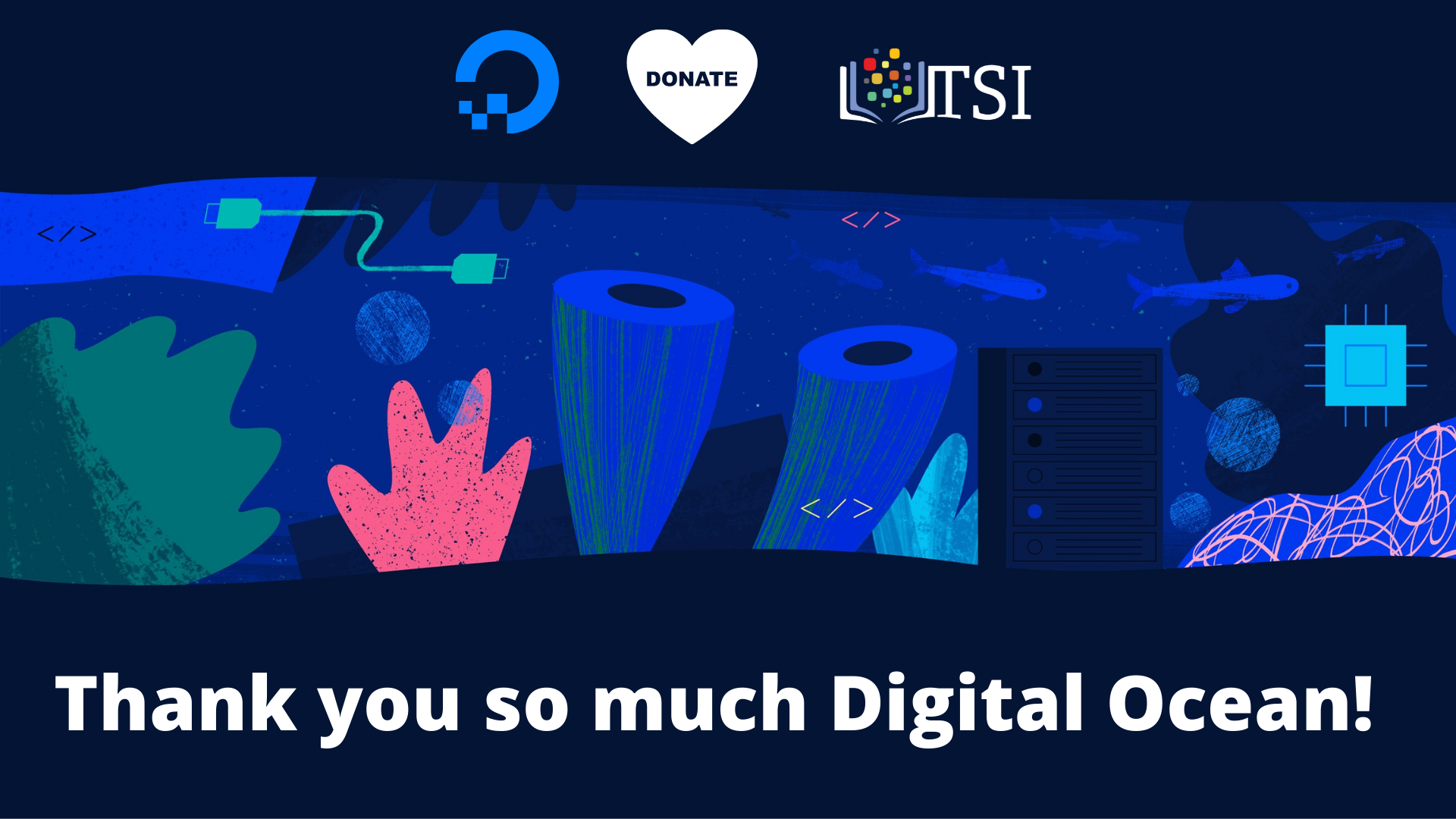 Tech in Schools Gets a Donation from Digital Ocean Hollie’s Hub for Good!